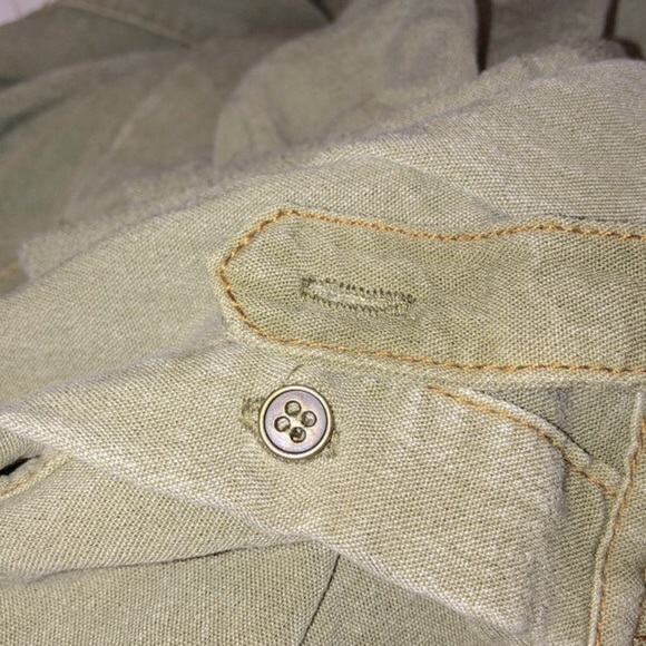 Umgee small oversized frayed distressed shirt - Picture 6 of 6